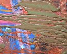 Materialmix Farbe, Matsch, Papier, Matsch, Farbe, …