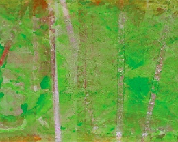 Genesis oder auch „7 Tage“. Ein experimentelles Frühwerk. Der Titel spricht für sich! 160 cm x 90 cm x 3 cm; Erde und Acryl auf Leinwand; 2010